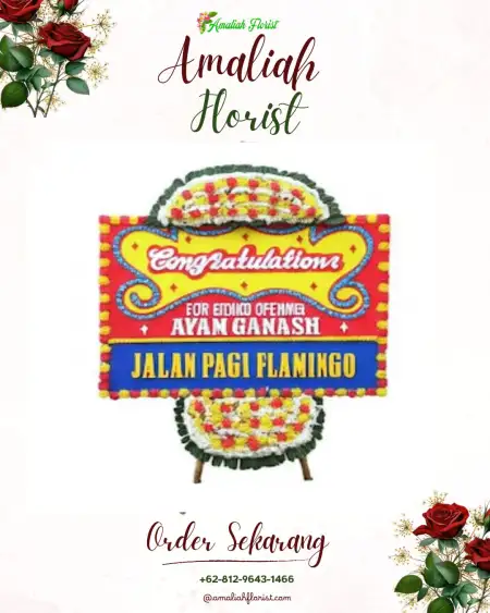 Sewa Papan Bunga Taman Krocok